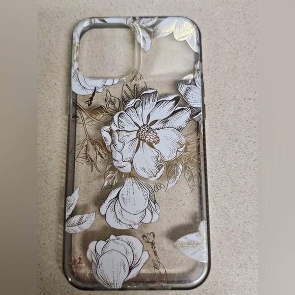 Accessories - iPhone 12 Pro Max hard plastic phone case floral print